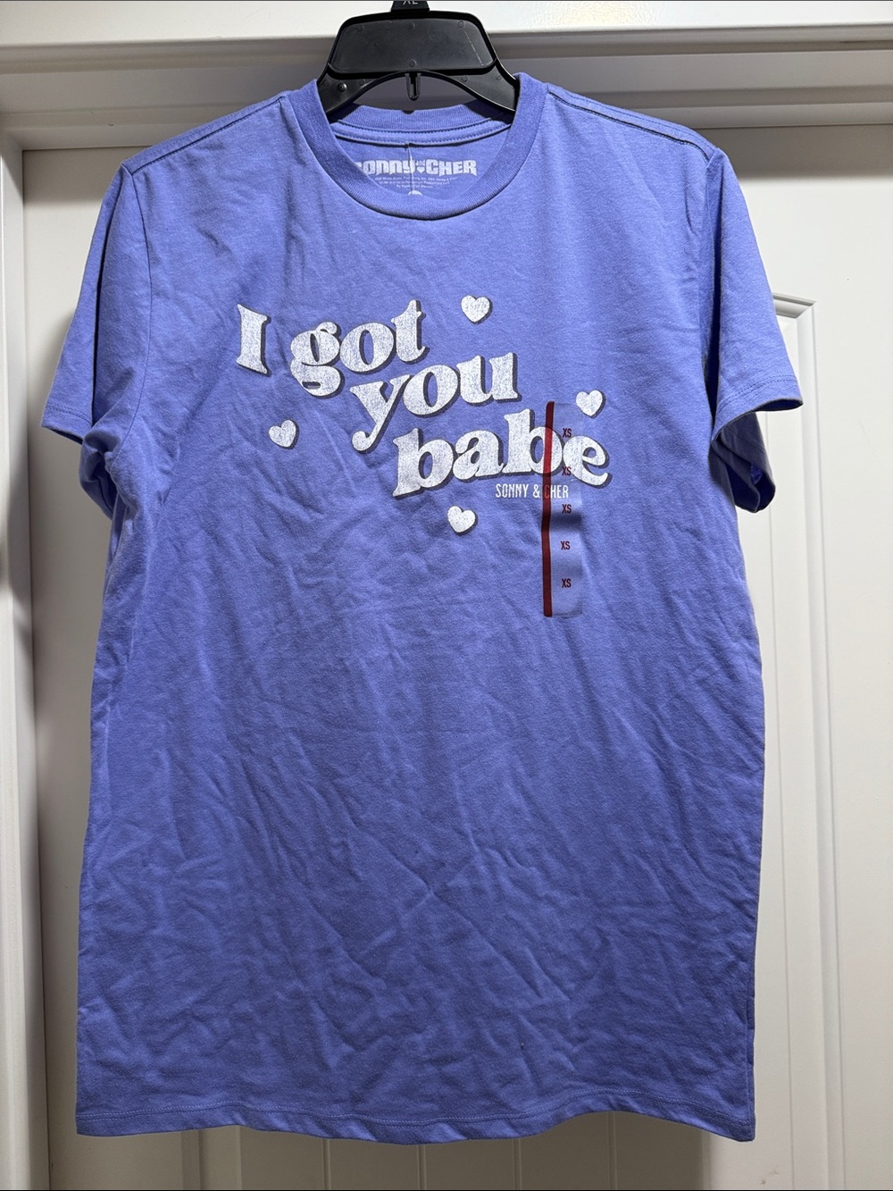 Purple Sonny & Cher Graphic Tee - "I Got You Babe"